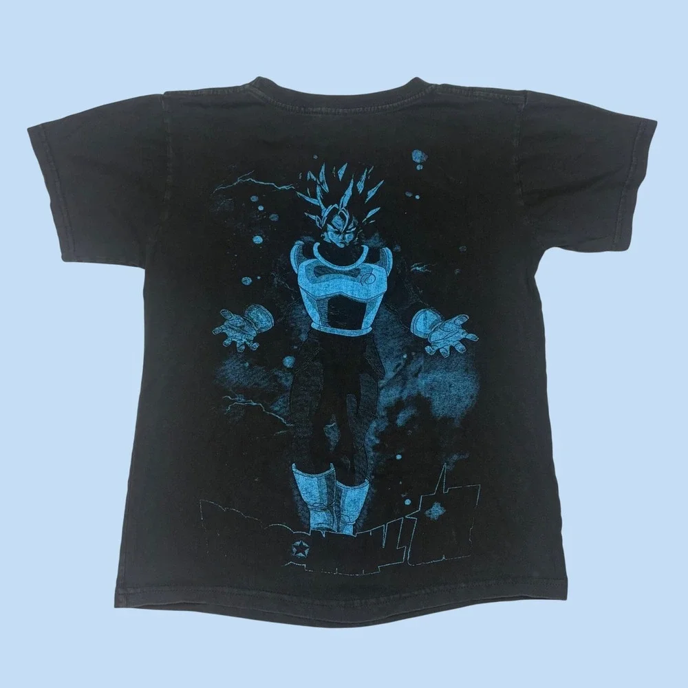 Nene Sport Dragon Ball Super Vegito Blue Graphic Tee Kids Black Shirt CH